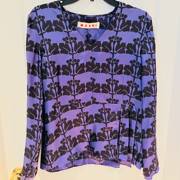 Marni - Made in Italy, 100% Silk Top, Italian Size 42, Great Condition! - Picture 1 of 7
